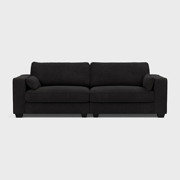 Bloomsbury Large Sofa - Black Top - Couchek