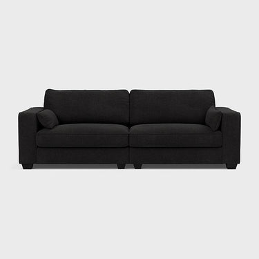 Bloomsbury Large Sofa - Black Top - Couchek